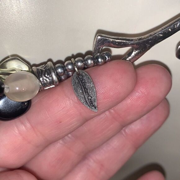 Vintage 90’s Beaded Hip Belt Coldwater Creek Multi Beaded Boho Statement Belt XL - Picture 8 of 16